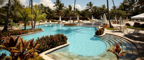 A bela piscina do Nannai Muro Alto, em Pernambuco