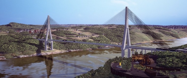 A Ponte da Integração será uma nova ligação entre o Brasil e o Paraguai