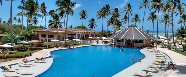 Resorts como o Grand Oca Maragogi, em Alagoas, são perfeitos para viagens em grupo!