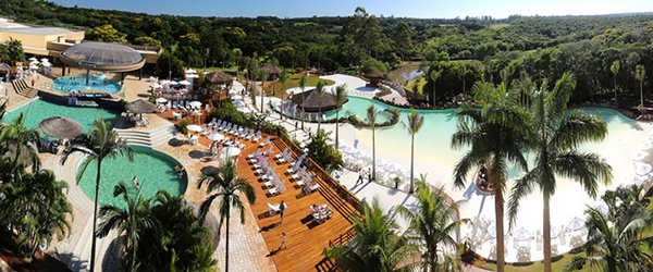 O Mabu Thermas Grand Resort, em Foz do Iguaçu (PR).