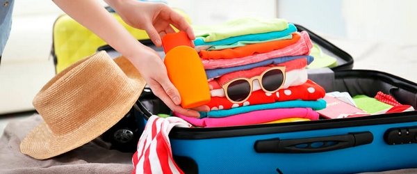 Prepare a mala da maneira que achar melhor, mas não se esqueça de levar itens essenciais, que você usaria no dia a dia.