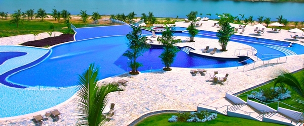Vista panorâmica do Furnaspark Resort.