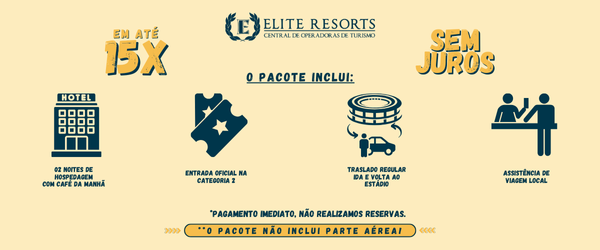 Benefícios dos Pacotes da Elite Resorts