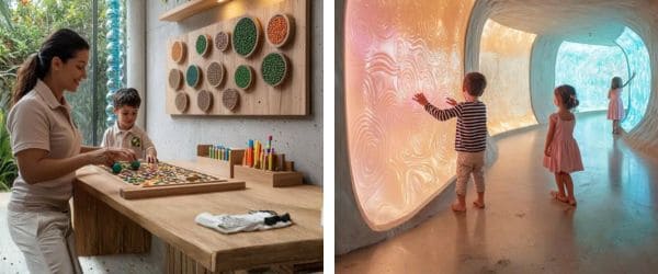 Concierge sensorial e recursos de comunicação