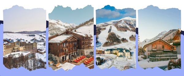 Quais resorts participam da Fly & Ski Club Med