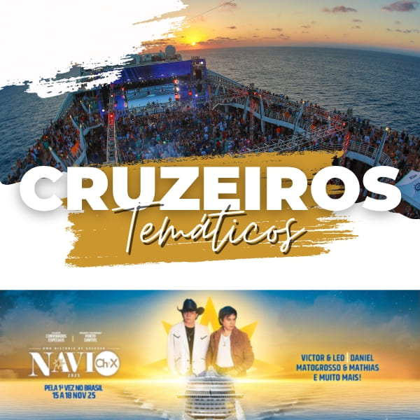 Promoções - Cruzeiros Temáticos Part 1