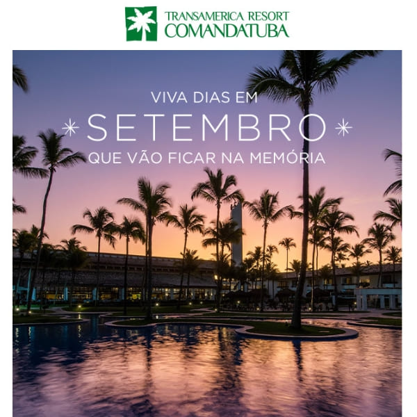 Transamerica Resort Comandatuba em Setembro
